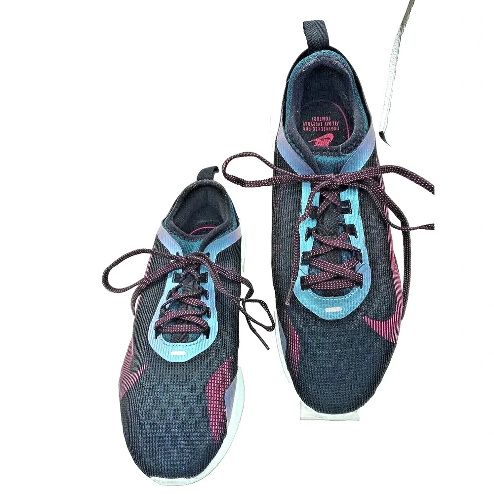 Nike Air Max Fly Sneakers Running Shoes Women's Size 9 Black /White AT2505-001